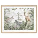 Poster jungle dieren op Afmeting - Ms Tiff