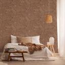 Livingwalls Industrial Papier peint effet pierres Marron Orange 
