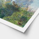 Plakat Monet - Kvinde med parasol - Madame Monet og hendes søn