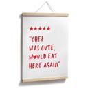 Sigende Plakat Fem Stjerner Flirt - SoulArt Shop