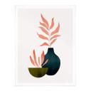 Póster Kubistika - Plantas otoñales
