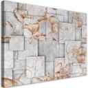 Canvasbillede, Liljer blomster 3D baggrund