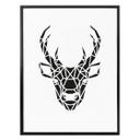 Plakat - Origami hjort 
