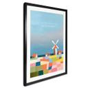 Póster Viaje a los Países Bajos - Ríos