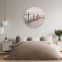 Tableau sur verre rond 1X Studio - Chemin vers la plage