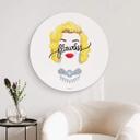 Tableau sur alu-Dibond rond Tohmé - Flawless Marilyn