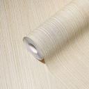 Papel pintado no tejido beige crema monocromo moderno para salón, dormitorio