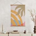Póster de tela arte abstracto - Demir - Sol y botánica