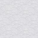 grafisk bølgemønster tapet sølv hvid - non-woven metallic effekt tapet