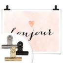 Póster Confetti & Cream - Bonjour