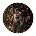 Plakat Astronauter på en blomstereng - Nicebleed