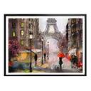 Plakat - Red Umbrellas in Paris
