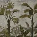 JungleConcret1 tapet i grågrøn - non-woven tapet Designwalls 2 - 2,55 x 3,5 m