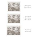 Poster landschap met tuinlandschap in beige - Ms Tiff