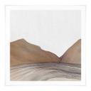 Póster Line Art Montañas y Desierto | Arte Minimal - Alma - Cuadrado