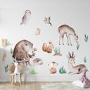 Sticker mural Kvilis - Amis des animaux (24 pièces)
