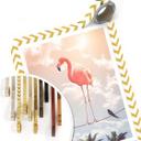 Póster Suelto - Flamingo y sus amigos