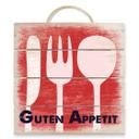 Holzbild Guten Appetit