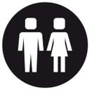 Muursticker Emoji WC