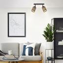 Spotbalken Elias, gold, 20,9 x 30 cm, Metall Lampe