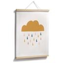 Plakat Munter regn i pastelfarver - Lisboa