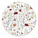 Dibond vægdekoration Farverige vilde blomster - UN Designs – print på aluminium (Alu-Dibond)