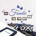 Muursticker Familie met fotolijstjes