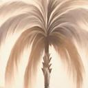 Papel pintado Paisaje tropical con palmeras - Haase