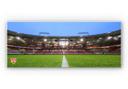 Wandbild VfB Stuttgart Arena Tribüne - Panorama