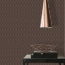 A.S. Création Fleecetapet, Pop Style Art Deco tapet Glittereffekt, Metallic, Sort