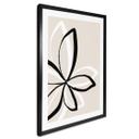 Póster uplusmestudio - Line Art - La doble flor