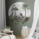 Vinilo decorativo Kikki Belle - Aventuras de dinosaurios - Redondo