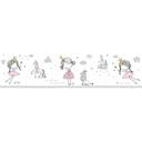 A.S. Création Lovely Kids Frise autocollante enfant - Rosé, Gris