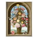 Plakat - Bosschaert - Blomstervase i en vinduesniche