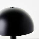 Tischleuchte Lasse, schwarz, 35,5 x 20,3 cm, Metall Pilzlampe