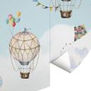 Fototapet - Rundt Oliver Robins - Balloon Bonanza - vliesetapet/selvklæbende non-woven tapet