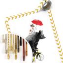 Poster Cycling Bear