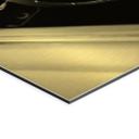 Geborsteld Alu-Dibond met goud-, zilver- & kopereffect - Oldtimer cockpit - Young