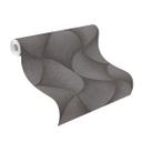 Metallic tapet, non-woven tapet Sky Lounge sort 10.00x1.06 m