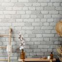 Sten-effekt tapet, hvid non-woven tapet 
