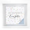 Lámina de privacidad Confetti & Cream - All you need is confetti