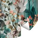 Tapet cirkel Forårseng med blomster - Jaszke - vliesetapet/selvklæbende non-woven tapet