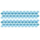 Sticker mural - Bordure Rétro  bleu