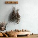 Grafisk tapet, non-woven tapet Novamur Yvi hvid, grøn