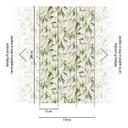 vogel behang beige groen - vliesbehang dieren Livingwalls - mat en glad