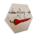 Hexagon Hout - Chilipeper