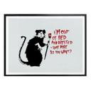 Póster Banksy - Fuera de la cama