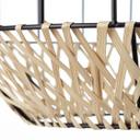 Pendelleuchte Pauline, braun, 155 x 37 cm, Bambus Pendelleuchte