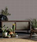 grafisk tapet, non-woven tapet Flora brun, beige