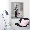 Plakat Banksy - Police Guard Pink Balloon Dog